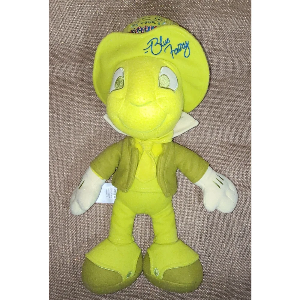 Rare Discontinued Disney Wisdom Collection Jiminy Cricket Plush Conscience Guide